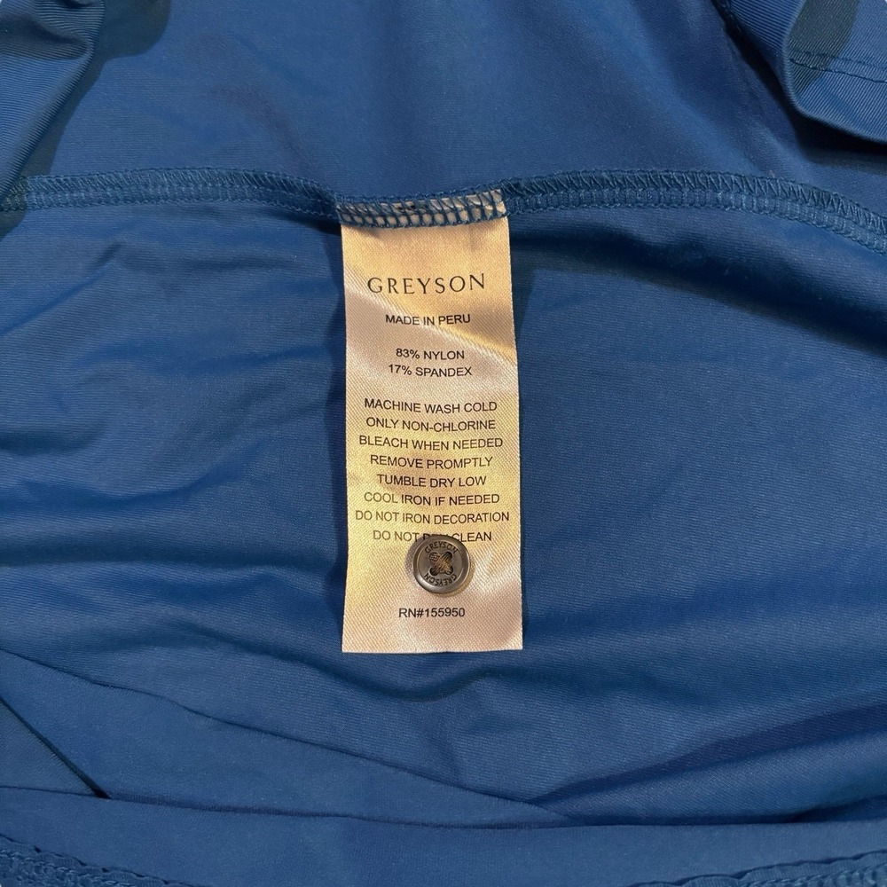 Greyson Polo Blue‎ Women's XL Embroidered Lightweight Stretch Performance - Picture 5 of 10